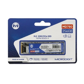 DISQUE SSD INTERNE MICRODIGIT MD780 M.2 NVME GEN3 X4 2280 PCIE 256GB / 512GB