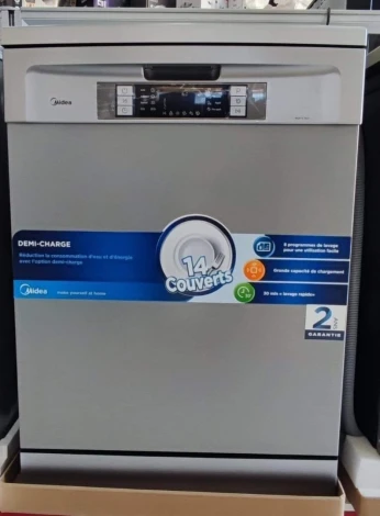 PROMOTION Lave Vaisselle Midea 14 Couverts Gris68000Da Blanche 62000Da
