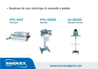 Soudeuse de sacs manuel & électrique