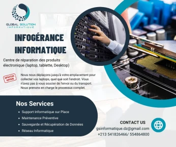 Maintenance parc informatique d'entreprises