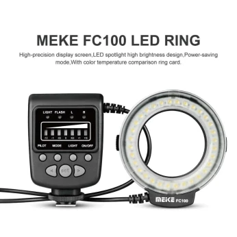 Meike FC-100 FC100 Manuel LED Macro