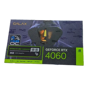 CARTE GRAPHIQUE GALAX GEFORCE RTX 4060 1-CLICK OC 08 GO 2X