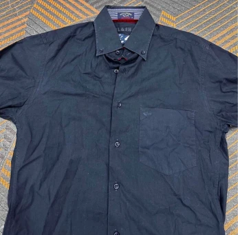 Chemise Noire Paul Shark original déjà porté