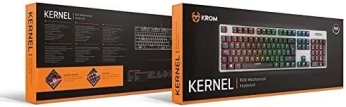 KROM Clavier Gaming KERNEL Mécanique - Numérique - Rétroéclairage Led RGB