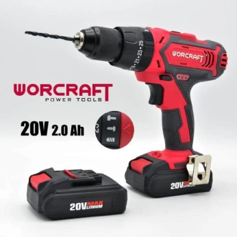 Visseuse & Perceuse à percussion Double Batterie 20V 2.0Ah WORCRAFT