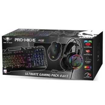 PACK SPIRIT OF GAMER MKH5 ( SOURIS + TAPIS DE SOURIS + CLAVIER + CASQUE )