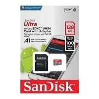 CARTE MEMOIRE MICRO SD 128 Go SanDisk CLASS 10 SPEED 100Mbs