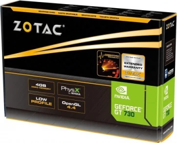 ZOTAC GeForce GT 730 4GB Zone Edition - 4 GO DDR3 - HDMI/DVI/VGA - PCI EXPRESS