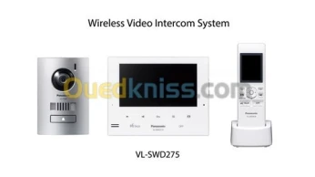 Panasonic Interphone Vidéo Sans Fil VL-SWD275 Écran 7 Pouces