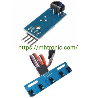 Arduino - Suiveur de ligne Infrarouge ( 1 & 5 Canaux )