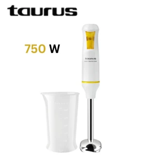 Bras Mixeur plongeant Taurus 750W Inox avec Verre mesureur - خلاط يدوي كهربائي
