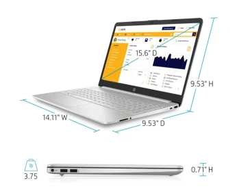 HP 15 : 11 generation Intel Core i5-1135G7 Quard-core processor wind 11 ram 8 stockage 512
