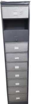 Armoire à clapets métallique 10 cases