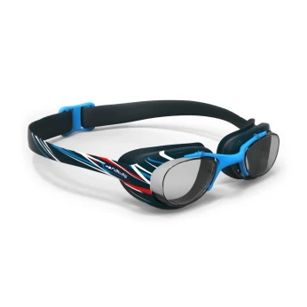 LUNETTES DE NATATION - XBASE PRINT L - VERRES CLAIRS - MIKA BLEU