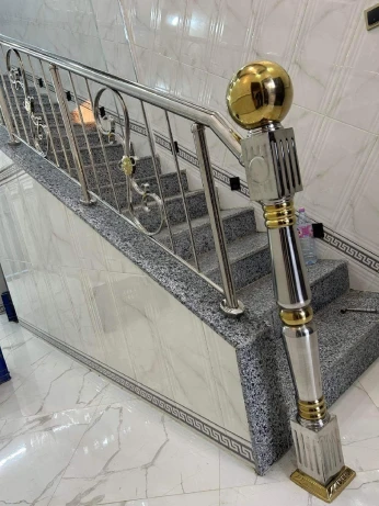 rampe d'escalier en inox