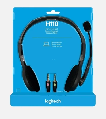 Casque ( ecouteurs / headset ) Logitech H110 Filaire/Noir