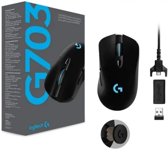 Souris Logitech G703 LightSpeed Hero sans Fil Bluetooth/6 boutons programmables