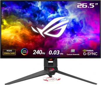 ECRAN ASUS 27 OLED ROG Swift PG27AQDM 2k / 240Hz NVIDIA G-SYNC Compatible FreeSync Premium