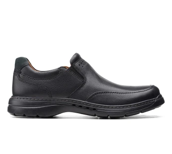 CLARKS Un BrawleyStep Black Leather