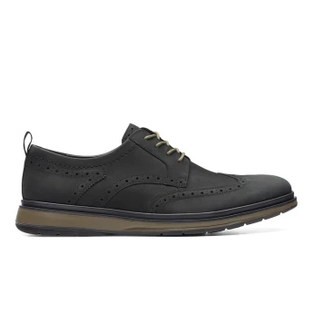 CLARKS Chantry Wing Black Nubuck