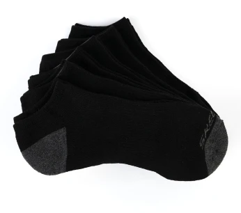 SKECHERS 6PK MENS FULL TERRY NO SHOW