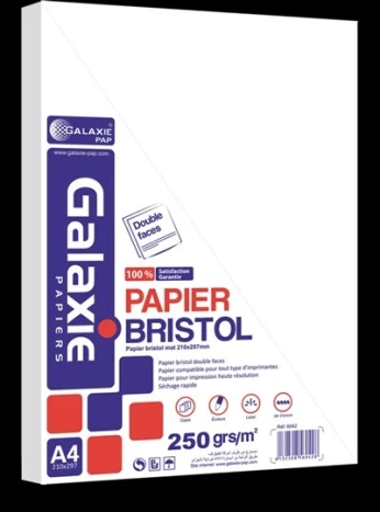 PAPIER BRISTOL Format A4 ET A3