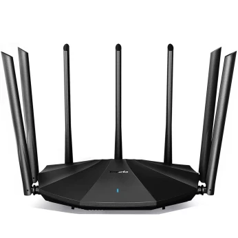 Tenda AC23 AC 2100 Routeur WiFi Gigabit double bande ( 7 * 6 dBi external Antennas ) 2,4 GHz & 5 GHz
