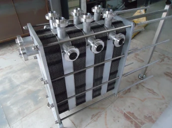 Pasteurisateur LAIT "Échangeur De Chaleur Alimentaire" (4 sections) En Inox capacité 1000 L/H مبستر حليب