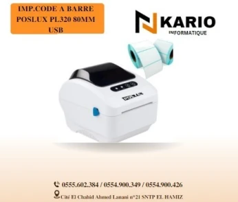 IMP CODE A BARRE POSLUX PL320 80MM USB