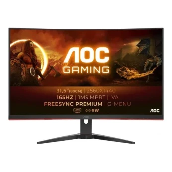 ECRAN AOC CQ32G2SE 32" 1MS 165Hz CURVED 2K
