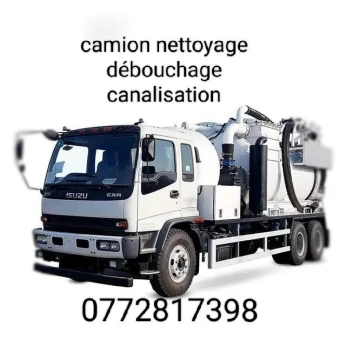 camion nettoyage débouchage canalisation