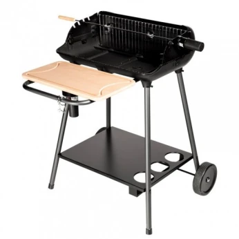 Barbecue Bergamo en fonte Somagic avec tournebroche