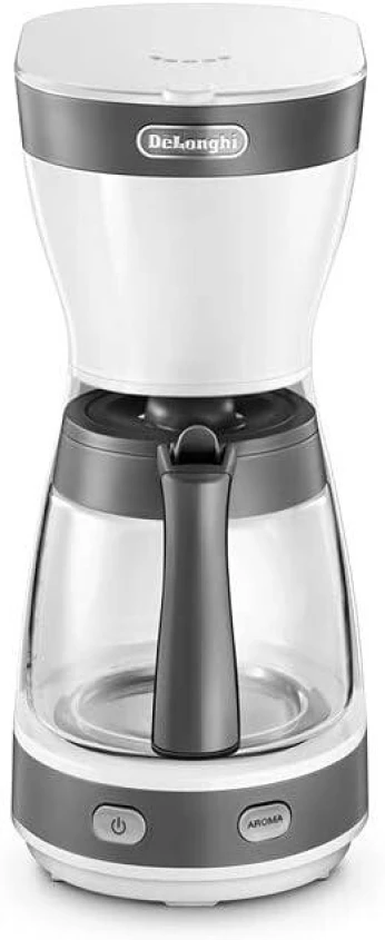 Delonghi cafetière à Filtre - Puissance: 1000 Watts - Capacité du réservoir: 1.25 Litres - ICM16210
