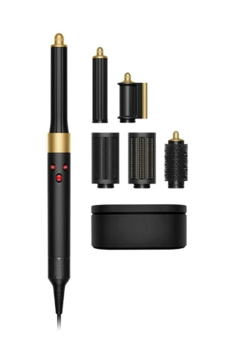 Dyson Boucleur/lisseur AIRWRAP complet long ONYX GOLD édition 6 embouts -HS05 - 1300W