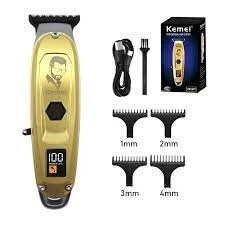 tondeuse à cheveux électrique lame en céramique kemei km1947