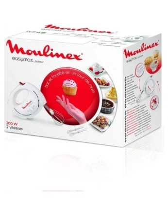 Batteur MOULINEX ABM11A30 EASY MAX 200W-2 VITESSES خلاط يدوي