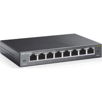 TP-Link TL-SG108E Manageable Switch Ethernet 8 Ports Gigabit Hub RJ45, Switch Manageable