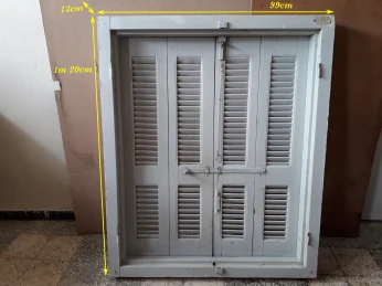 FENETRE EN BOIS & BARREAUDAGE - نافذة خشبية