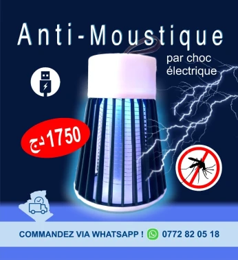 Lampe Anti Moustique portatif rechargeable صاعقةالبعوض