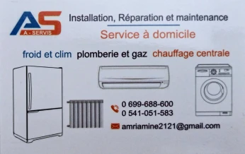 Réparation froid et machine à laver