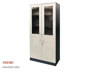 Armoire 1/2 Vitrée En Mélamine