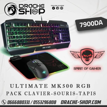 Pack Clavier Souris et Tapis RGB