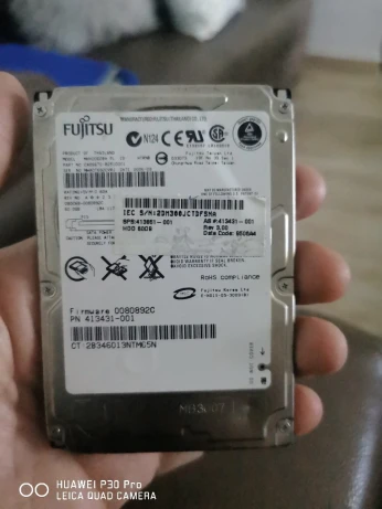 Disc during 80gb