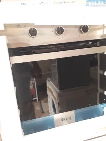 FOUR ENCASTRABLE GEANT INOX NOIRE