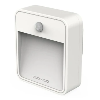 Dodocool Détection de mouvement AVEC lumière LED actionnée, Lumière de nuit Résistant aux UV Blanc