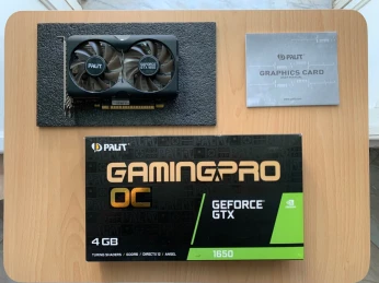 Carte graphique GTX 1650 4GB GDDR6 Palit Gaming Pro OC