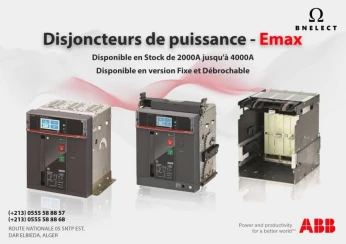 Disjoncteur De Puissance ABB Boité Ouvert Emax2 jusqu'à 6300A