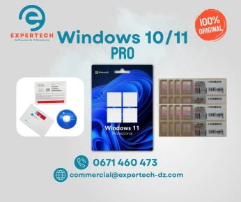 Clé Microsoft Windows 11/10 Professionnel | Clé original OEM