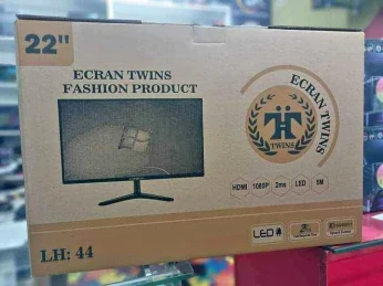 Ecran TWINS 22 POUCES HDMI - VGA FULL HD 1080P - 2ms - LED - 5M