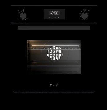 Fours Brandt Encastrables Mixte FMC323BA Afficheur LED Blanc Chaleur Brassée 5 Fonctions de cuisson